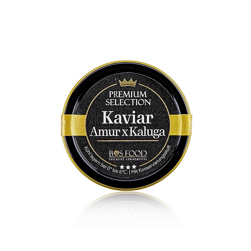 Kaviar – BOS FOOD Premium Selection – korsning mellan Amur- och Kaluga-stör (sch, 20 g