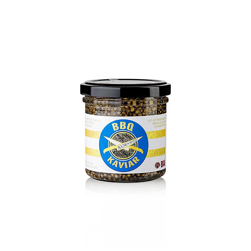 Kornmayer – BBQ-kaviar (senap), av svarta senapskorn, 160 ml