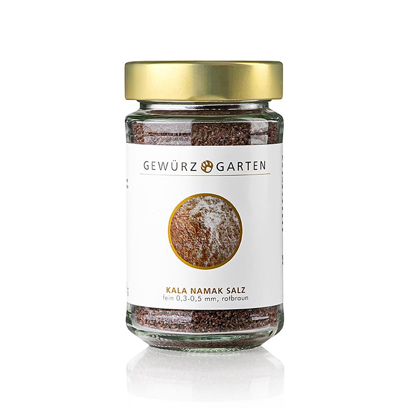 Gewürzgarten Kala Namak-salt, fint, rödbrunt, 250 g