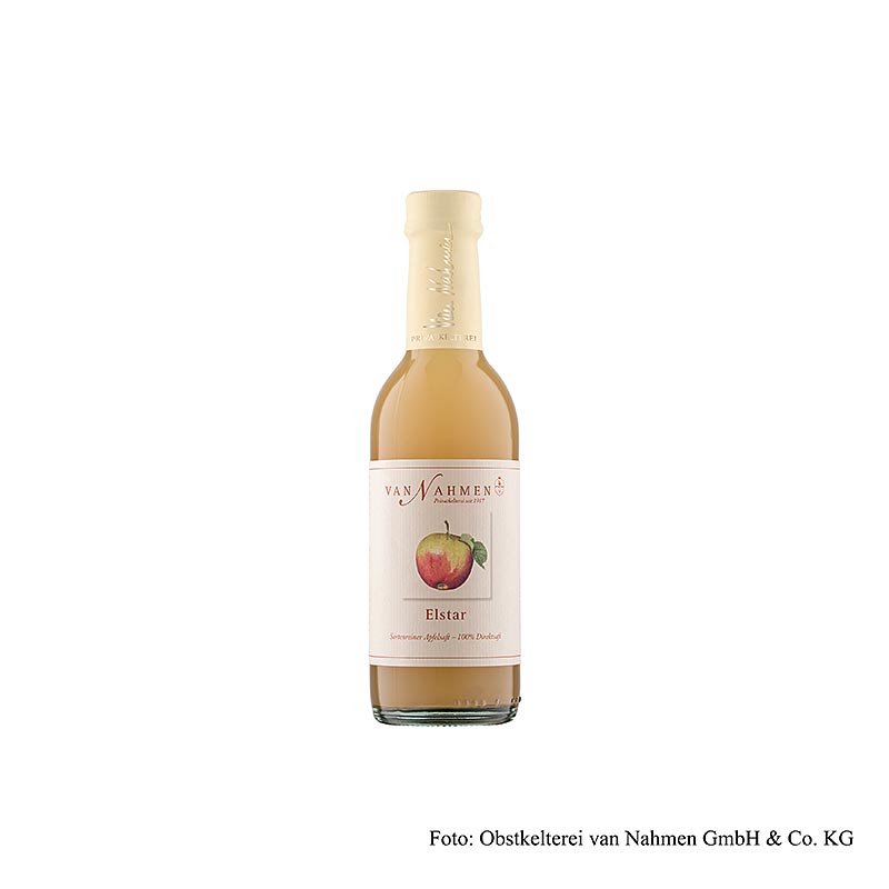 van Nahmen – Elstar äppeljuice, 100 % direktpressad juice, ekologisk, 250 ml