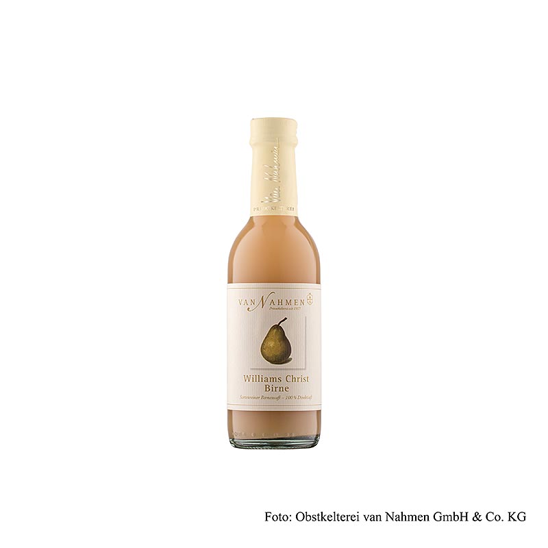 van Nahmen – Williams Christ-päronjuice, 100 % direktpressad juice, 250 ml