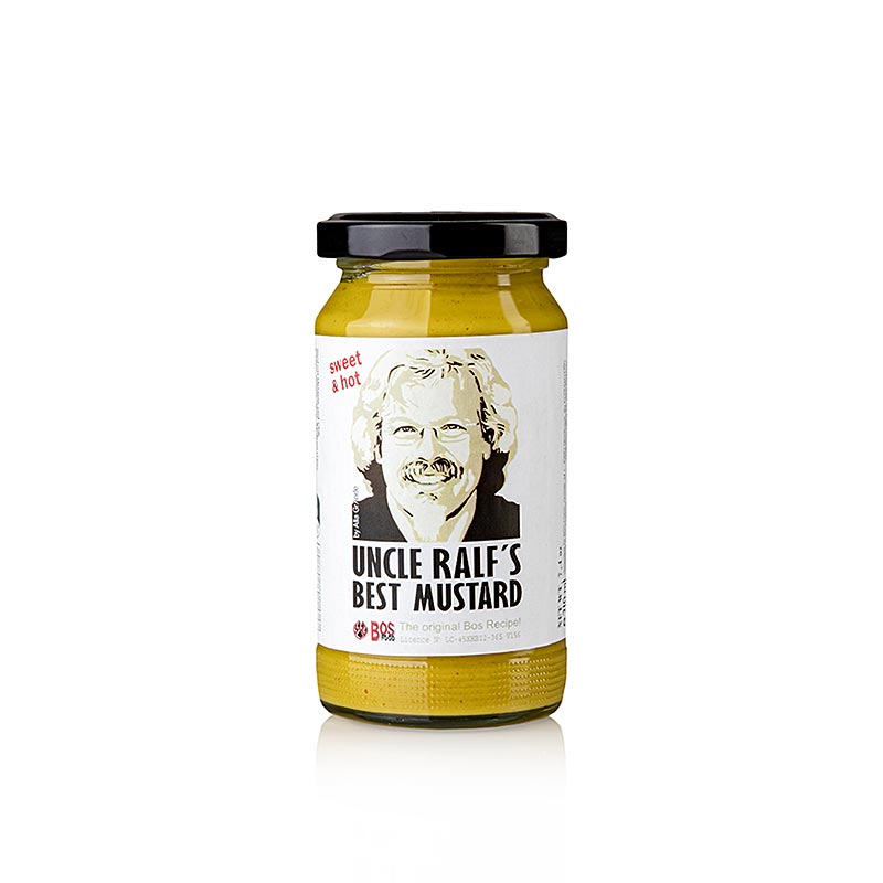 Kornmayer – Uncle Ralfs Best Mustard Senap, sweet & hot, 210 ml