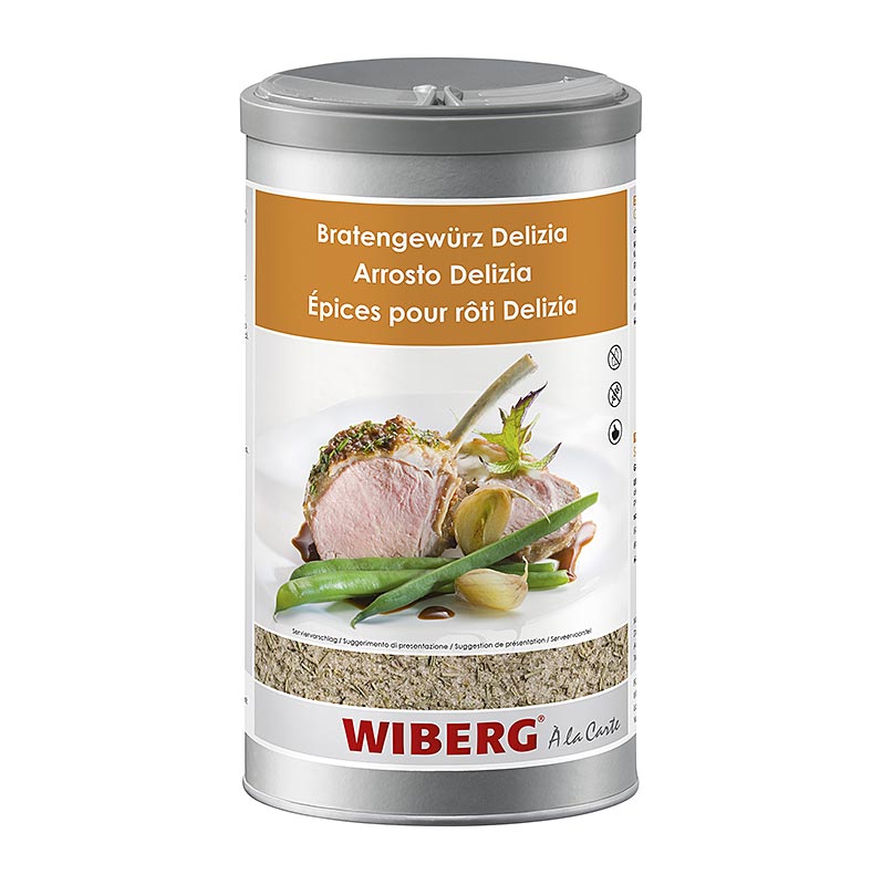 Wiberg stek krydda Delizia, kryddsalt, 950 g