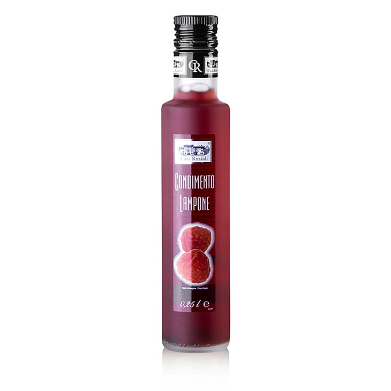 Hallon-vinäger-condiment, rödvinsvinäger med hallonsaft, 6 % syra, Casa Rinaldi, 250 ml