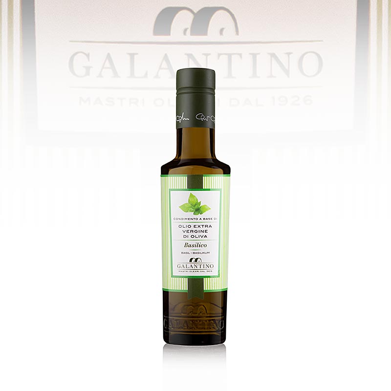 Extra jungfruolja, Galantino med basilika – Basilicolio, 250 ml