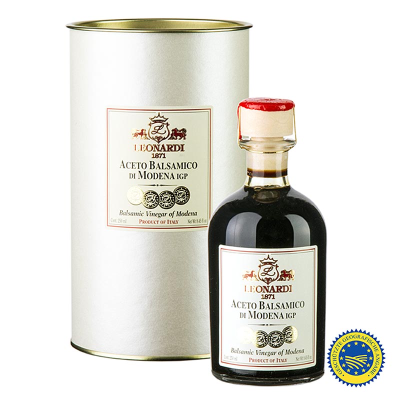 Leonardi - Leonardi Aceto Balsamico di Modena IGP/g.g.A., 8 år, 250 ml