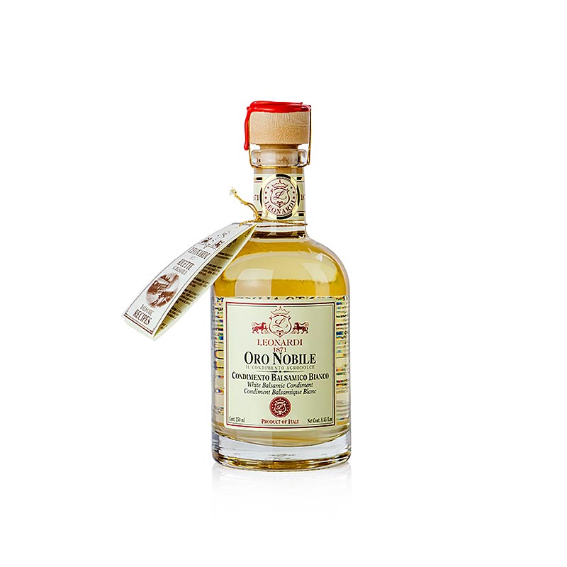 Balsamico Bianco "Oro Nobile", 4 år, ekfat, Leonardi, 250 ml