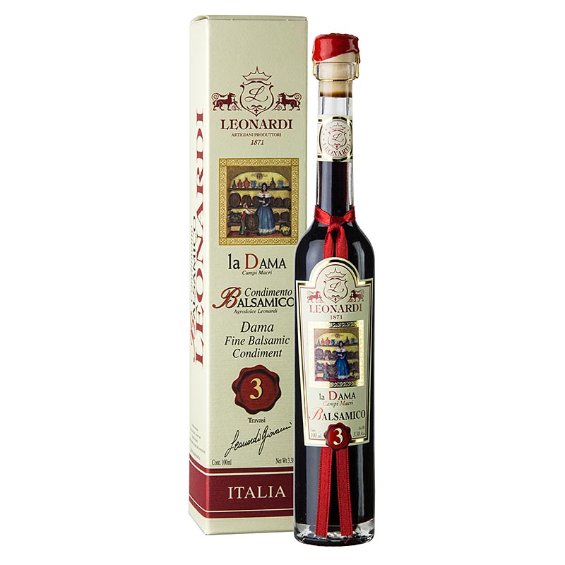 Leonardi – Balsamico Dama Condimento, 3 år, 100 ml