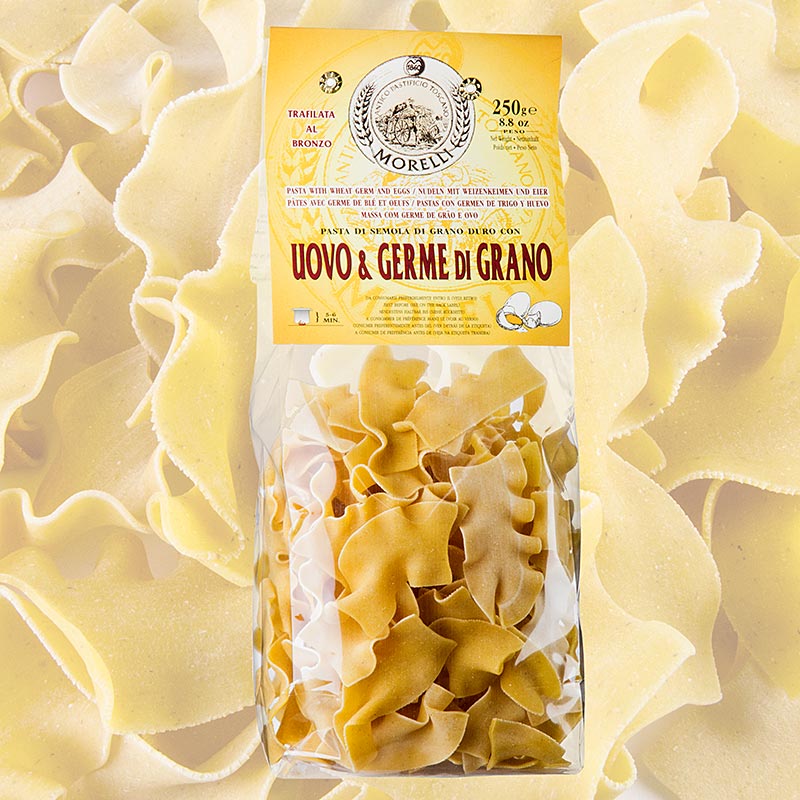 Morelli 1860 Straccetti, Germe di Grano, med ägg och vetegroddar, 250 g