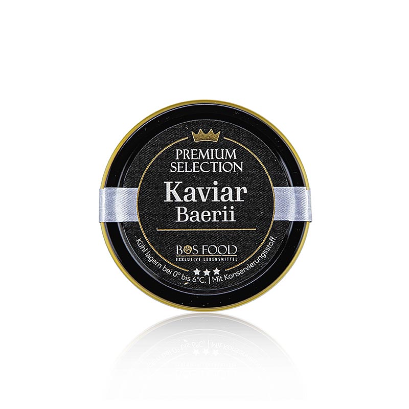 BOS FOOD Premium Selection Kaviar från sibirisk stör (Acipenser baerii), akvakul, 30 g