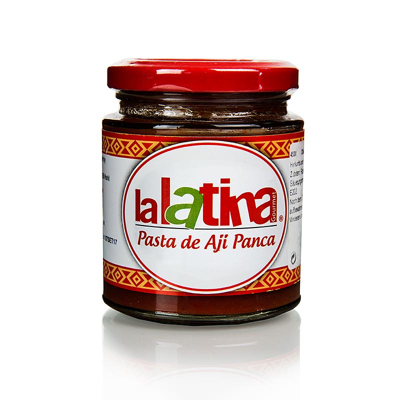 Chilipasta, röd, Pasta de Aji Rojo Panca - lalatina, från Peru, 225 g