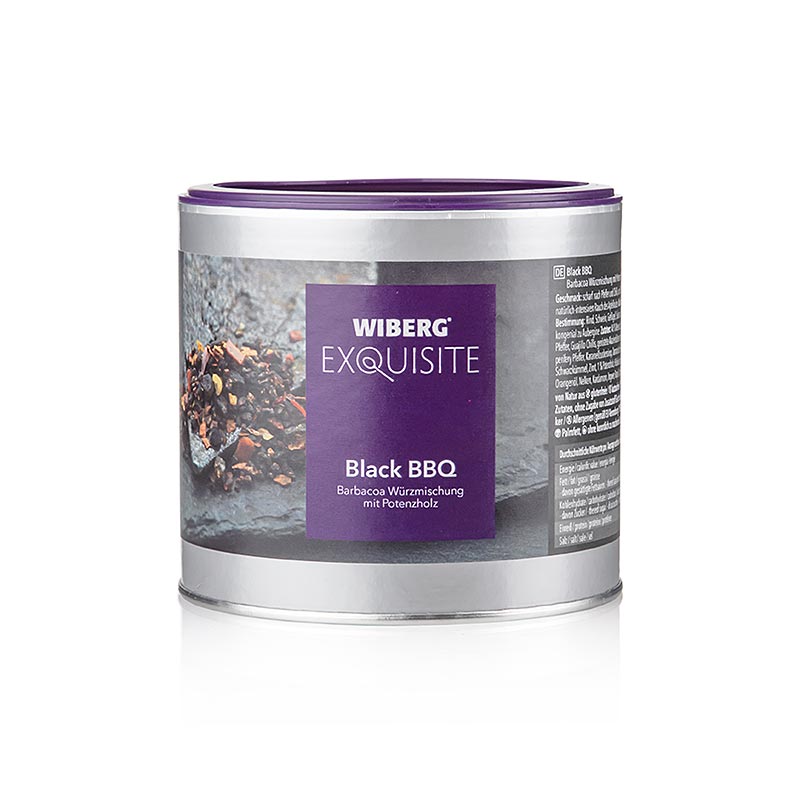 Wiberg Exquisite Black BBQ, Barbacoa-kryddsalt, 340 g