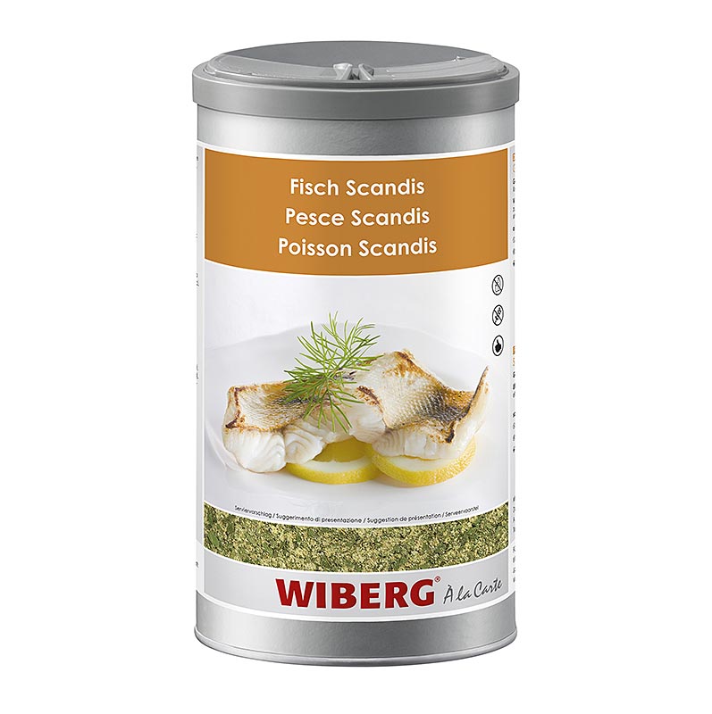 Wiberg Fisk Scandis, kryddsalt med örter, 700 g