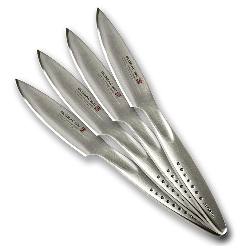 Global SAI-T01/4 Stekknivset, 11,5 cm, 4 delar