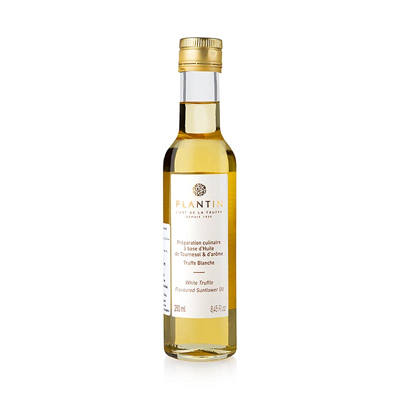 Solrosolja med vit tryffelarom (tryffelolja), Plantin, 250 ml