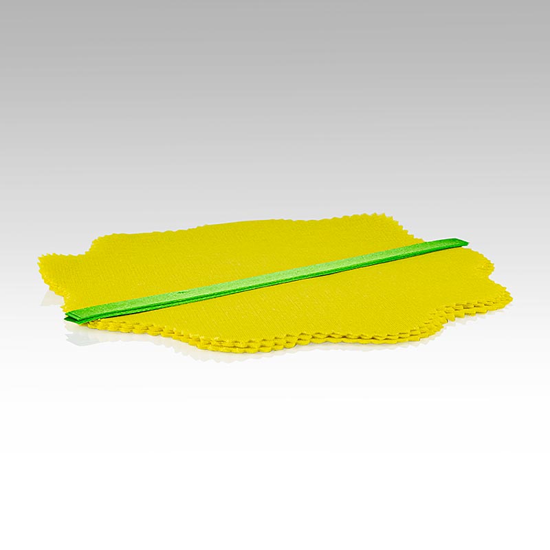 The Original Lemon Wraps – citronservett, gul, med grön slips, 12 st