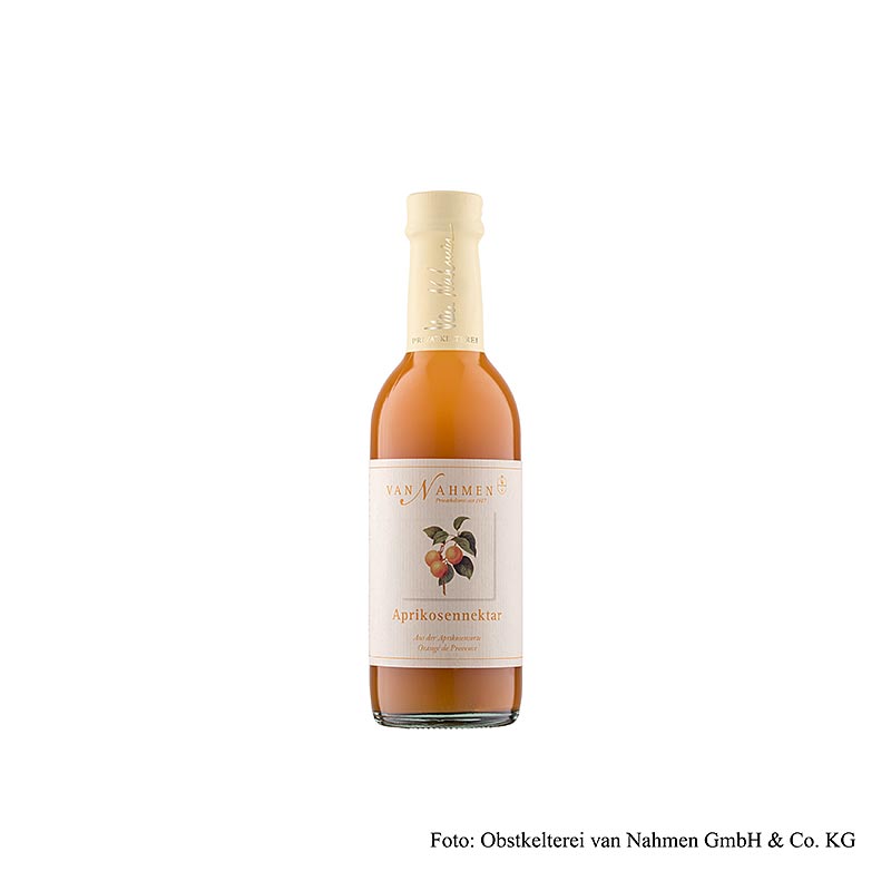 van Nahmen – aprikosnektar (Orange de Provence), 45 % direktpressad juice, 250 m