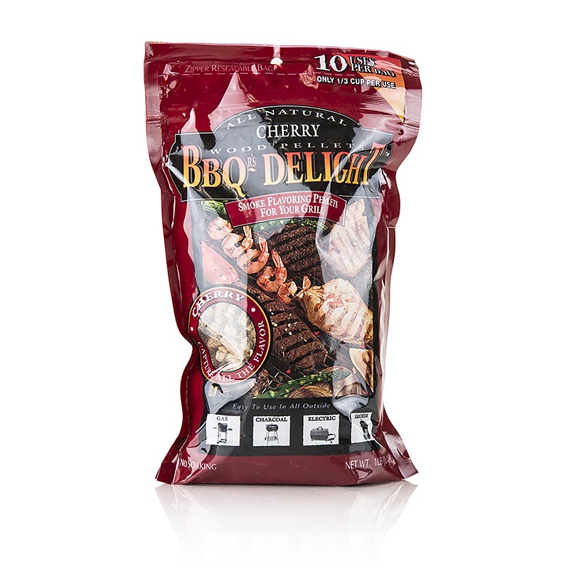 Grill BBQ – rökpellets av körsbärsträ, 450 g