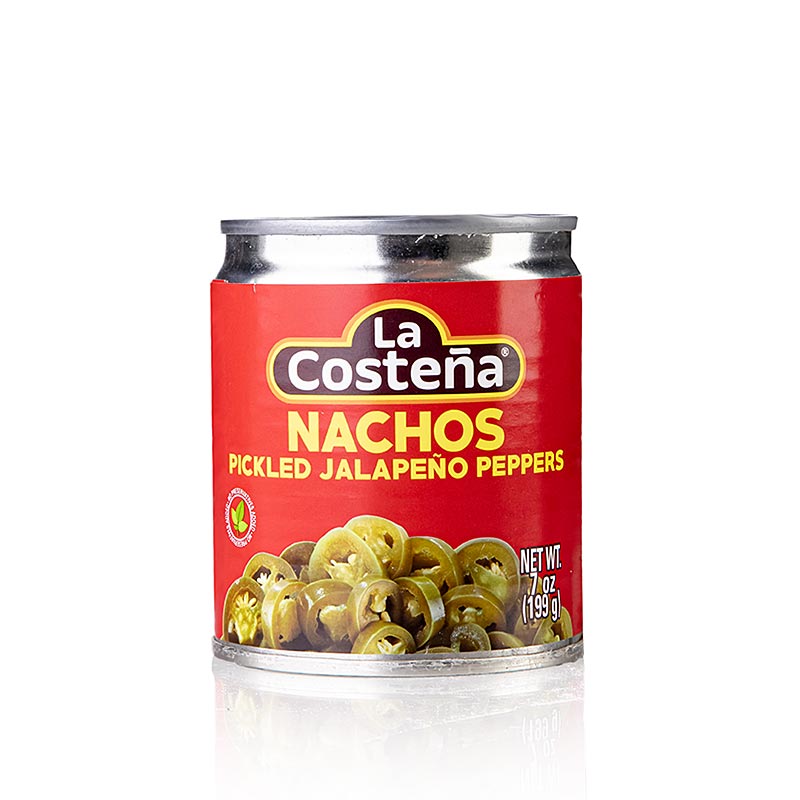 Chilipeppar – jalapeños, skivade (La Costena), 199 g