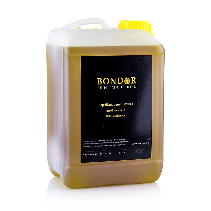 Bondor rapsolja, kallpressad, vegansk, 3 l