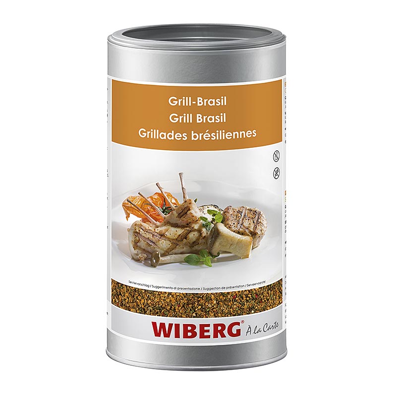Wiberg Grill Brasil Style, kryddsalt, 750 g