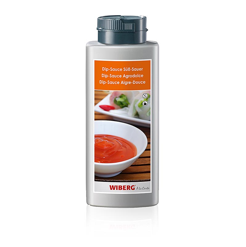 WIBERG Sweet & Sour BBQ-sås, fruktig aprikos med en touch av chili, 695 ml