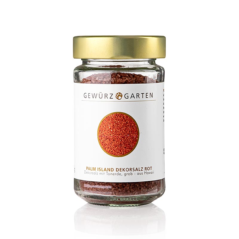 Gewürzgarten Palm Island Pacific-salt, dekorationssalt med röd lera, grovt, 220 g