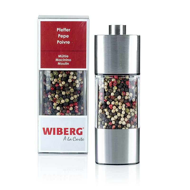 Wiberg Blandad peppar, hel i kvarn, 14 cm keramisk kvarn, 65 g
