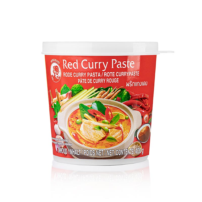 Currypasta, röd, Cock Brand, 400 g