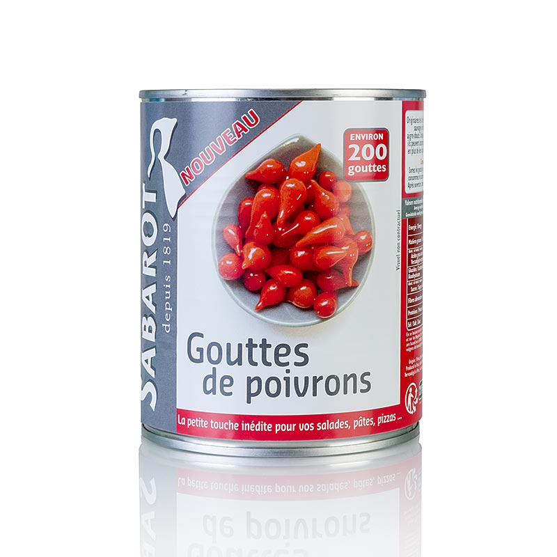 Paprikadroppar, röda, Sweety Drops, "Gouttes de Poivron", 793 g