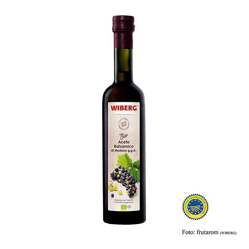 Wiberg Aceto Balsamico di Modena g.g.A, 6 % syra, ekologisk, 500 ml