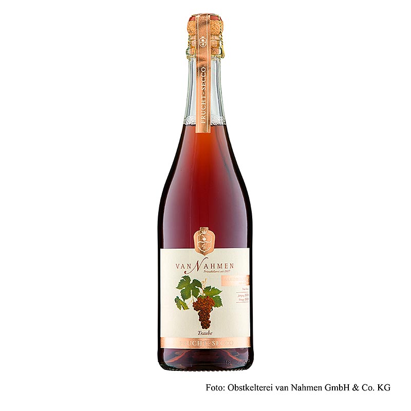 Van Nahmen Druva fruktsekt, alkoholfri, ekologisk, 750 ml