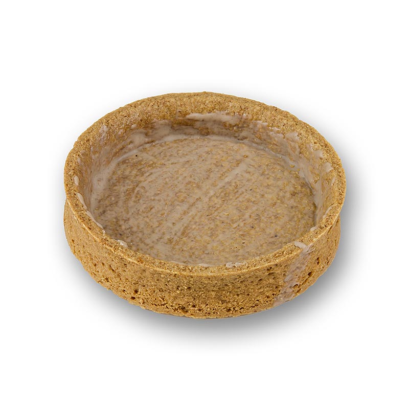 Dessert-tarteletter av grahamskex, överdragna, ø 80x17 mm h, 1,04 kg, 45 st