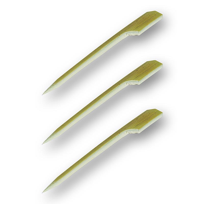 Bambuspinnar, med bladände, 9 cm, 50 st