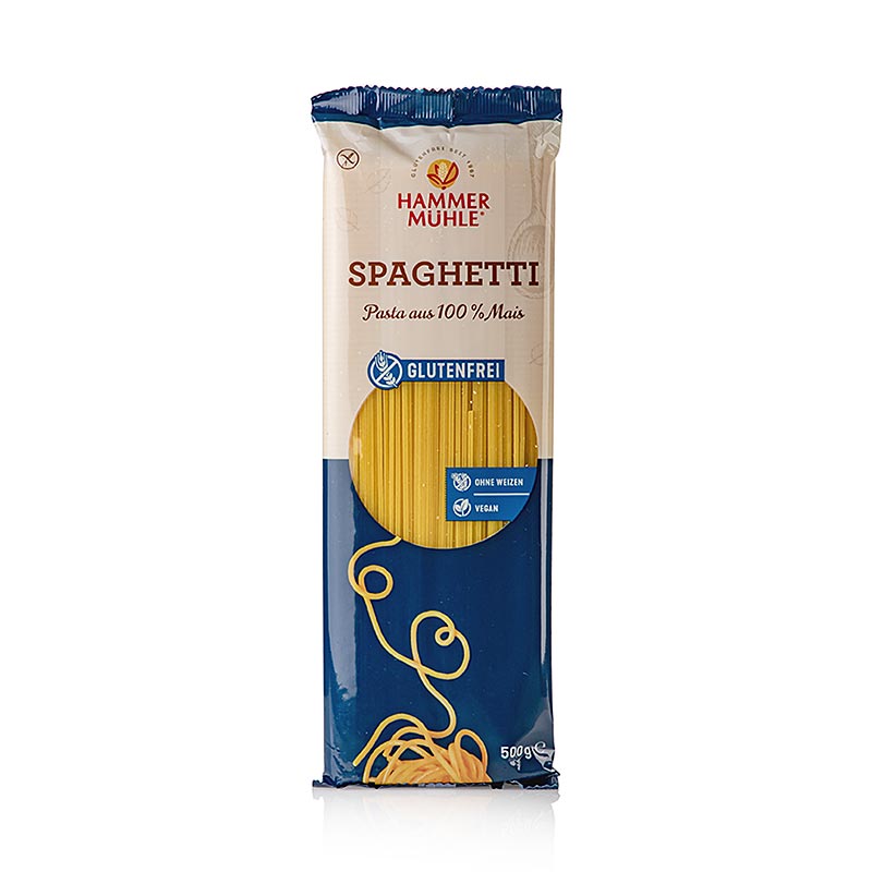 Hammermühle – Spaghetti av majs, glutenfri, 500 g