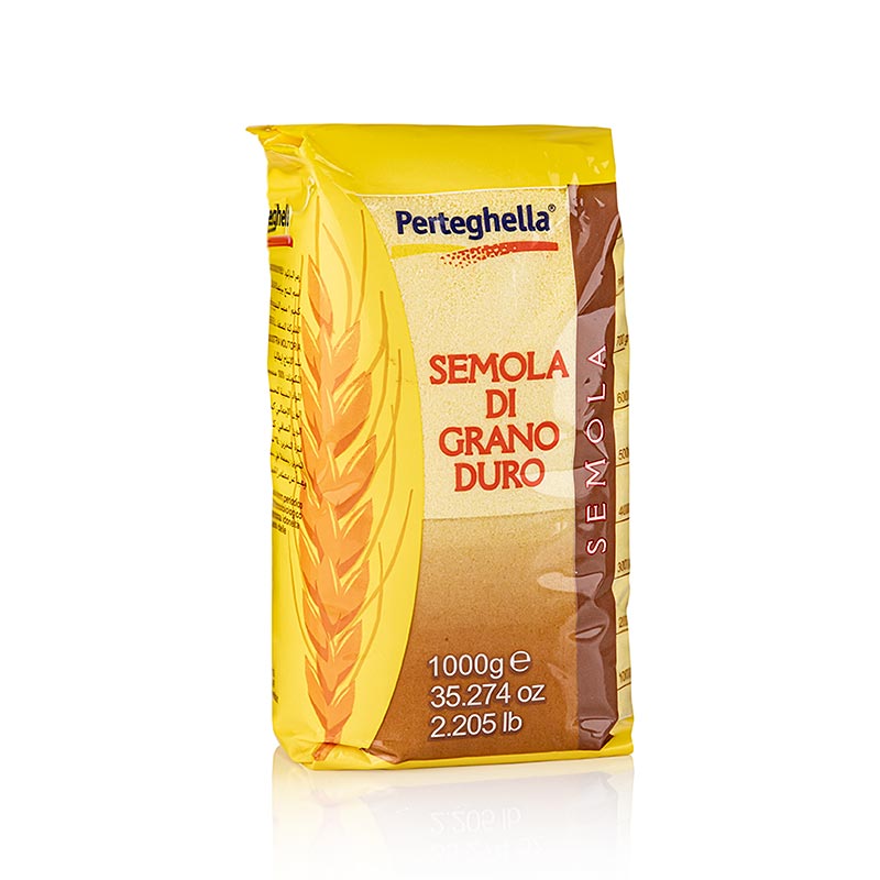 Durumvete-semolina – Semola di Grano Duro, för slät pasta och gnocchi, 1 kg
