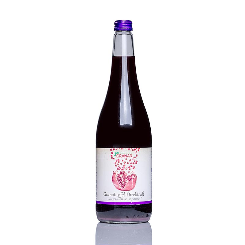 Granatäpplepressad juice, kärnpressad, Granar, 1 l