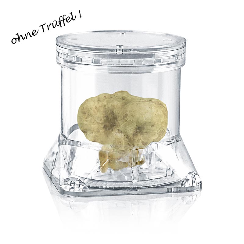 Tuber-Pack® tryffelbehållare, Ø 7 x 7 cm H, klar, med fleece, 1 st