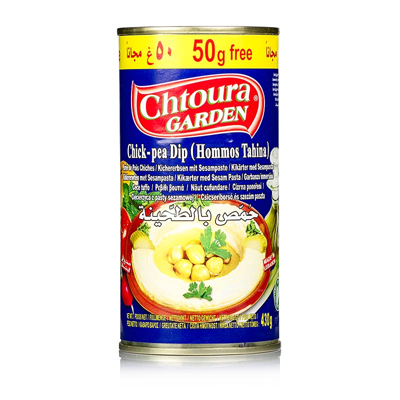 Hummus Tahini – kikärtspuré med sesam, Chotura, 380 g
