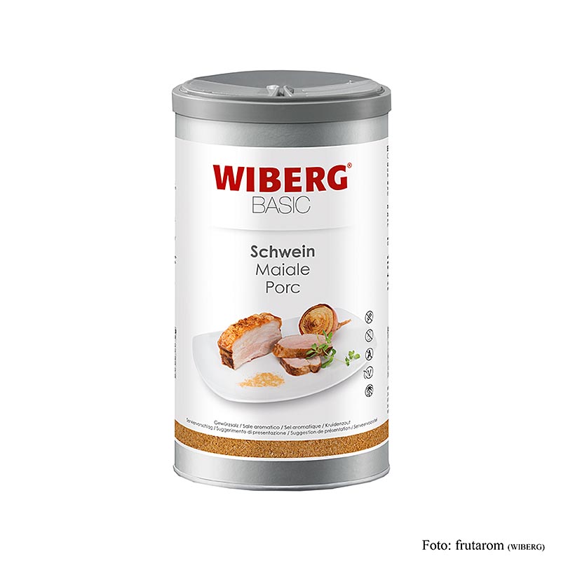 Wiberg BASIC Gris, kryddsalt, 900 g