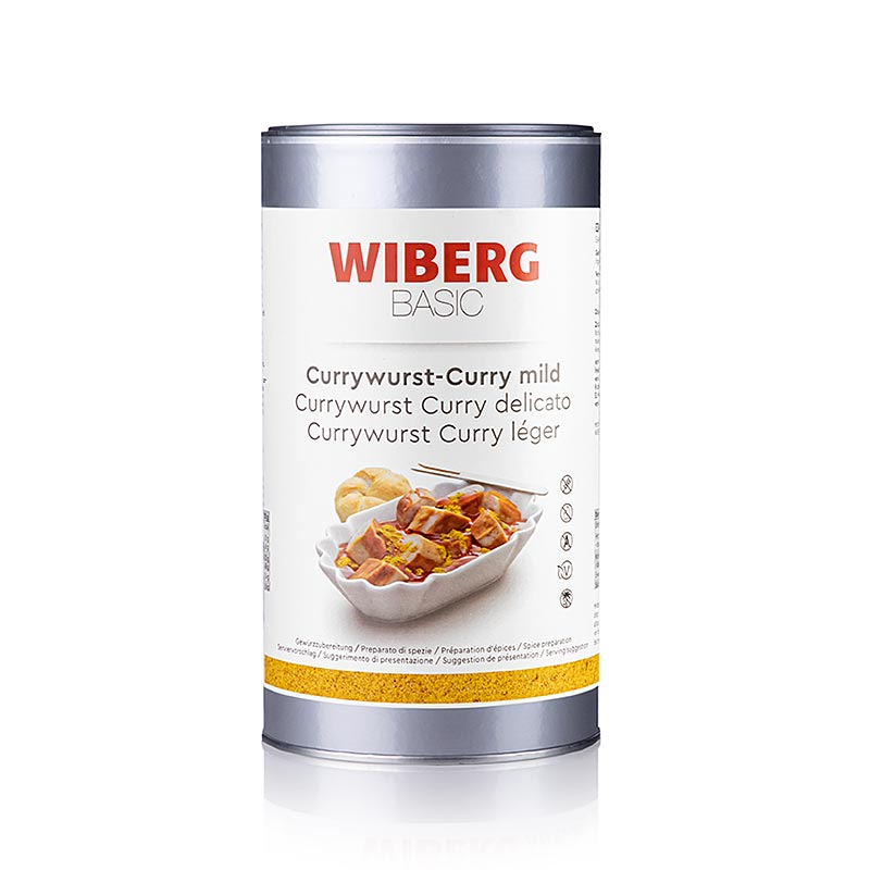 Wiberg BASIC Currywurst Curry mild, kryddblandning, 580 g