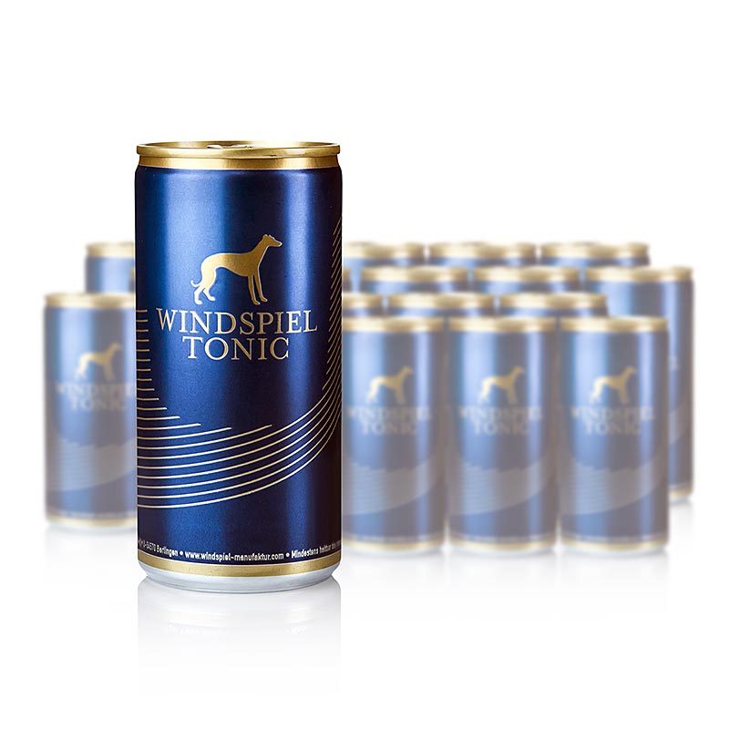 Windspiel – Tonic Water från Eifel (blå burk), 4,8 l, 24 x 200 ml