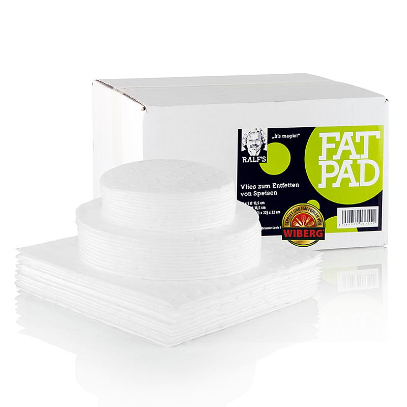 WIBERG FatPad-paket (12 x S, 12 x M, 4 x XXL), 28 delar