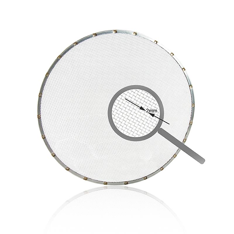 Ersättningssil för passersil (art. 13089), ø 36 cm, 2 mm maskstorlek, 1 st