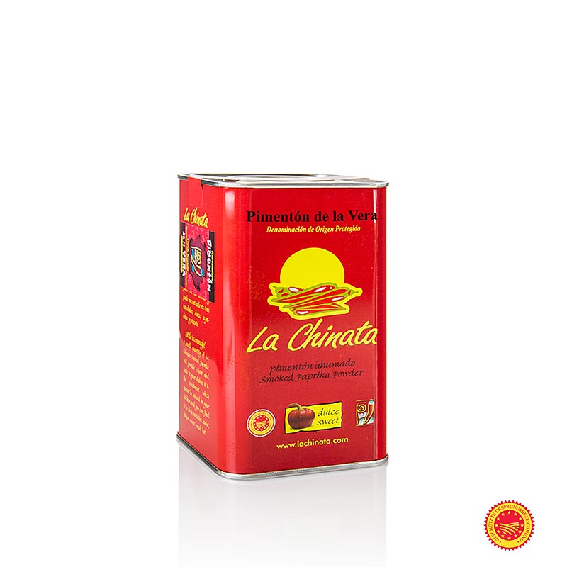 Paprikapulver – Pimentón de la Vera DOP/g.U., rökt, söt, la Chinata, 750 g