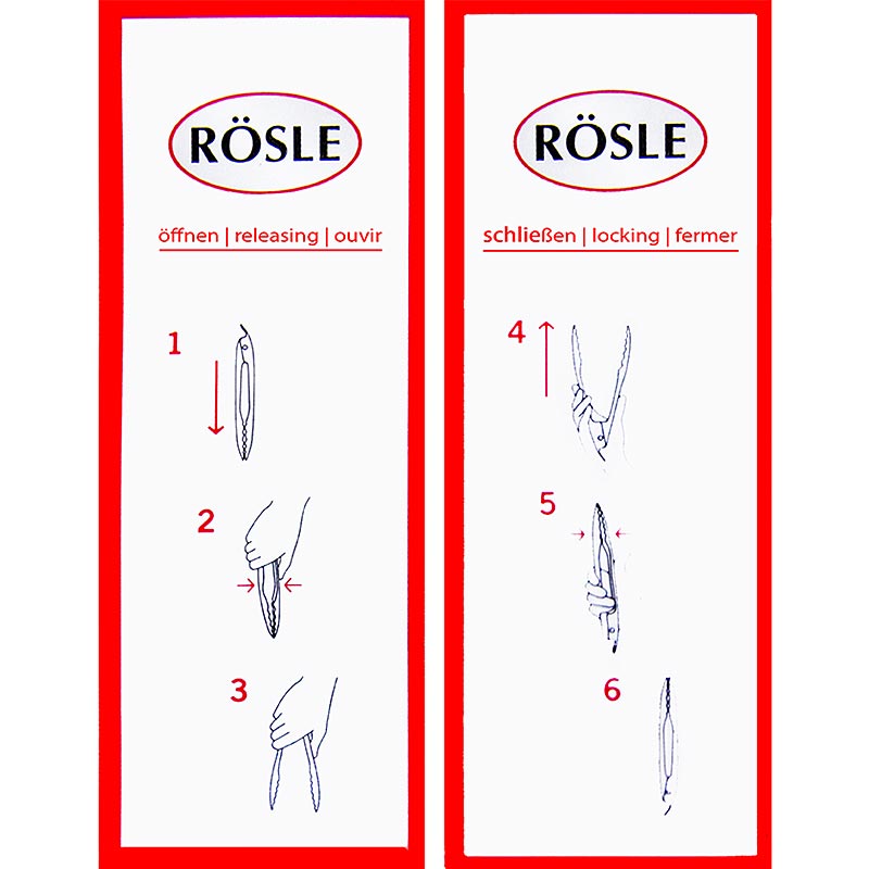 Rösle gourmettång, 23 cm, 1 st