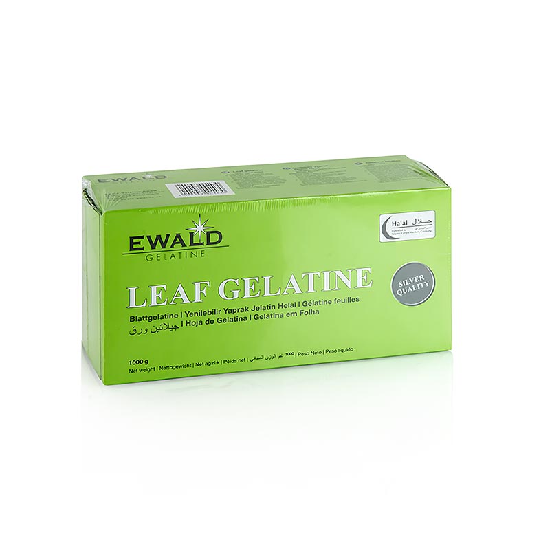 Gelatinblad, nöt, halal, 1 kg, ca 400 st