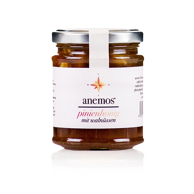 Valnötter i pinjenötterhonung, ANEMOS, 270 g