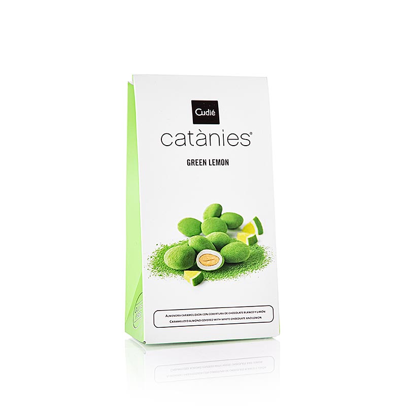 Catanies – green lemon, spanska mandlar i citronchoklad, Cudies, 80 g