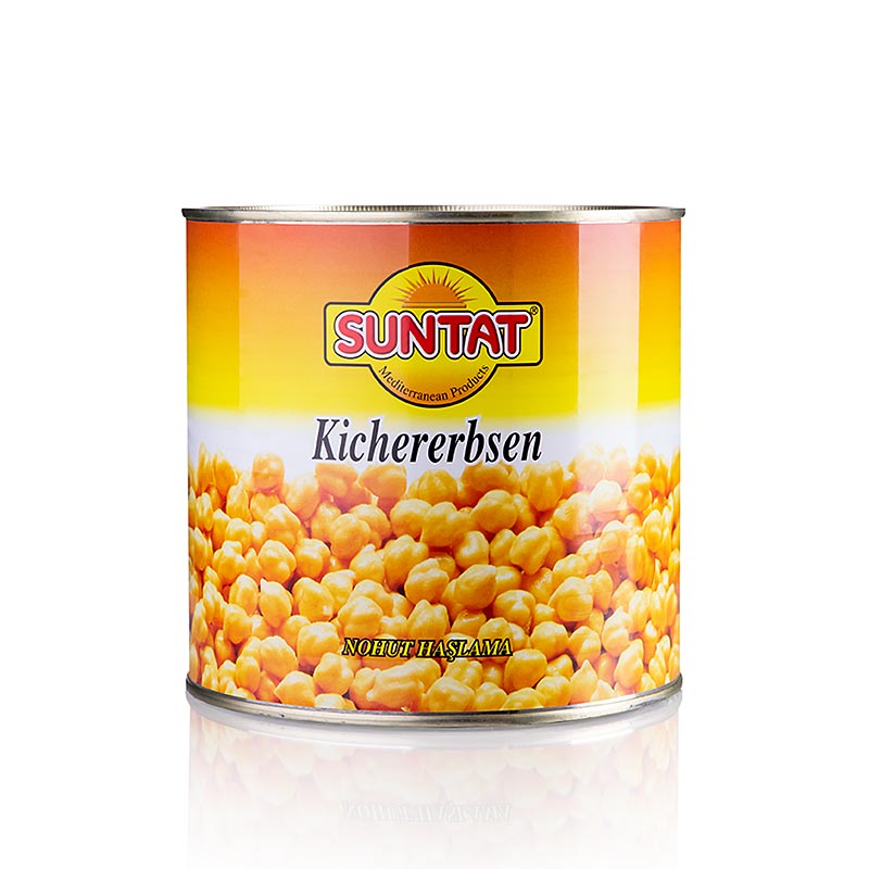 Kikärtor, i saltlake, Suntat, 2,5 kg